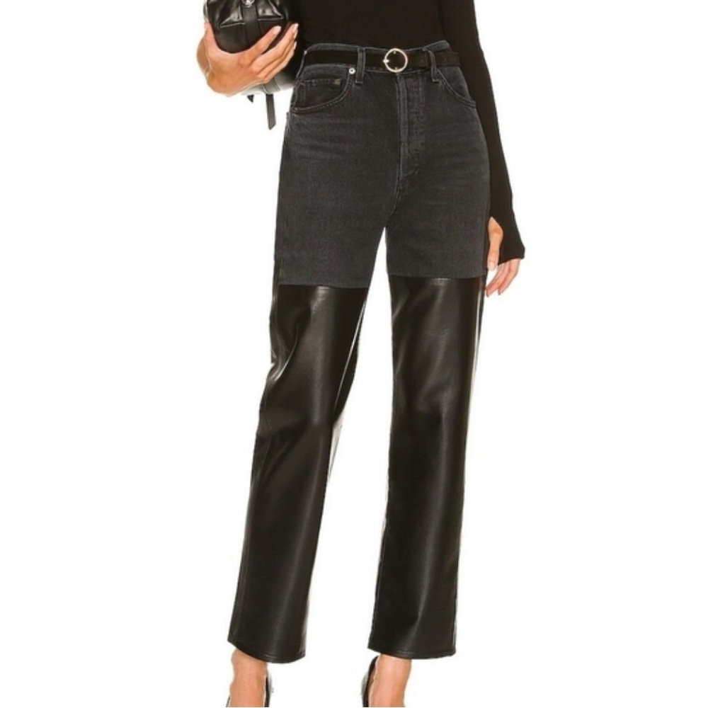AGOLDE Pieced 90s pinch waist black size 23